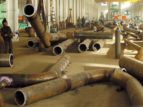 Factory prefabricated pipe